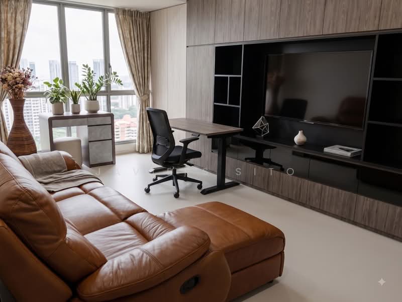 The Linear, 890 Upper Bukit Timah Road, 3 Bedrooms, 1,227 sqft, Apartment For Rent, by Javiers Sito, 500230309 - Living Room - PropertyGuru.com.sg