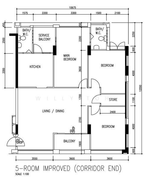 926 Hougang Street 91, 926 Hougang Street 91, 3 Bedrooms, 1,291 sqft, HDB Flat For Sale, by Willy Toh, 500230360 - PropertyGuru.com.sg