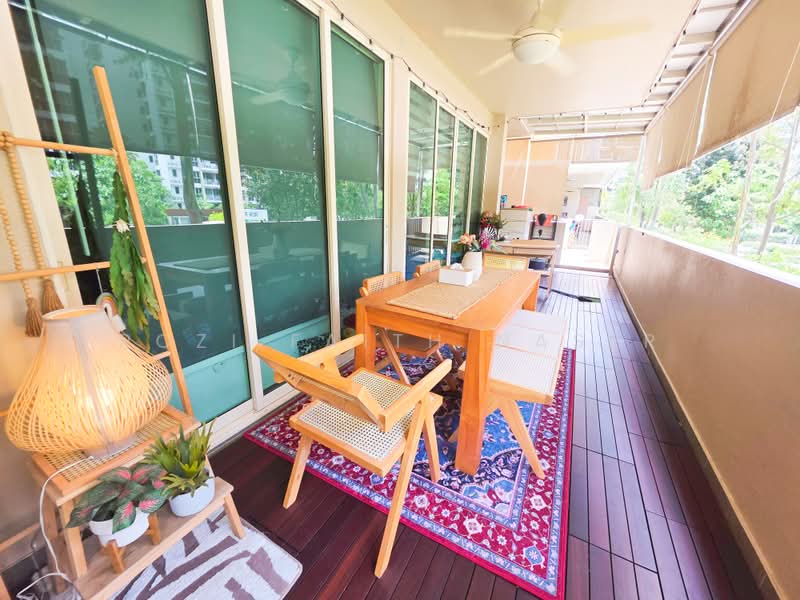 Watercolours, 25 Pasir Ris Link, 3 Bedrooms, 1,206 sqft, Executive Condominium For Sale, by Rozi Faith Naser, 500230374 - Patio - PropertyGuru.com.sg
