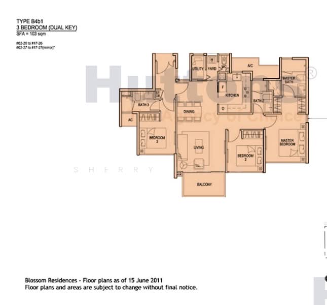 Blossom Residences, 30 Segar Road, 3 Bedrooms, 1,109 sqft, Executive Condominium For Sale, by Sherry Leong, 500230396 - PropertyGuru.com.sg