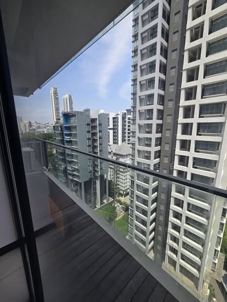 Domus, 8 Irrawaddy Road, 1 Bedroom, 474 sqft, Condominium For Rent, by Apple Chee, 500230422 - Balcony - PropertyGuru.com.sg