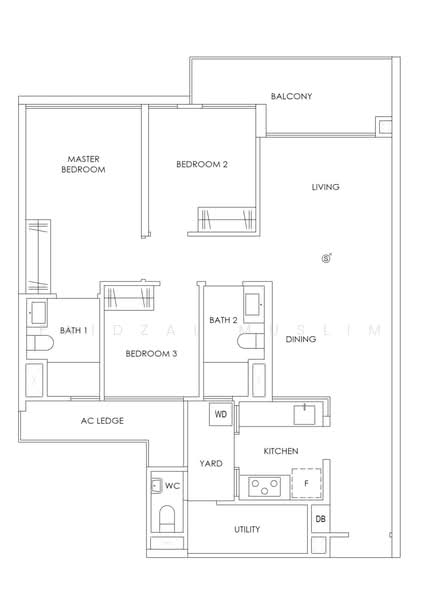 Treasure at Tampines, 5 Tampines Lane, Pasir Ris / Tampines, 3 Bedrooms, 1,033 sqft, Condominium For Sale, by Faidzal Muslim, 500230513 - PropertyGuru.com.sg
