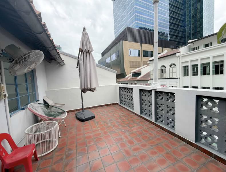 Far East Square, 82 Telok Ayer Street, Boat Quay / Raffles Place / Marina, 6,427 sqft, Office For Rent, by Linda Tey, 500230550 - Balcony - CommercialGuru.com.sg