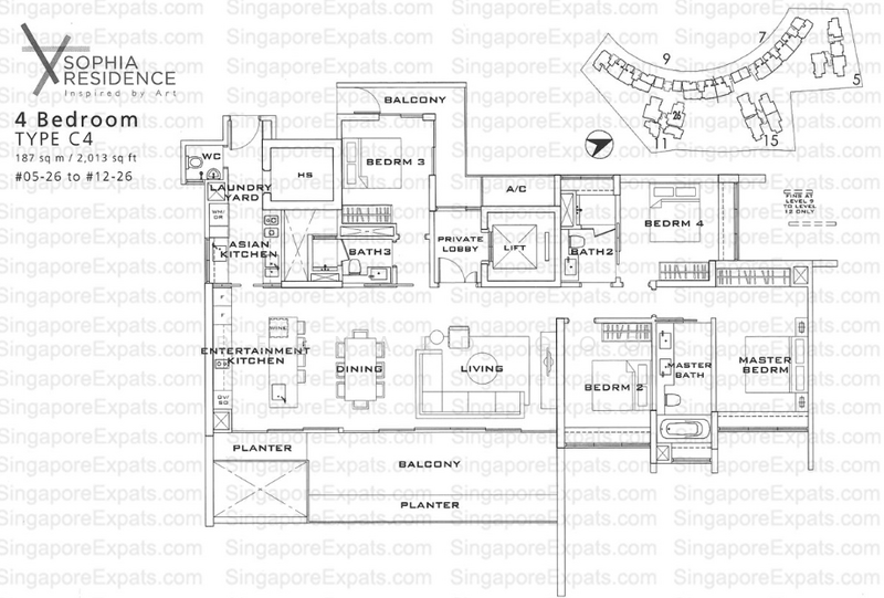 Sophia Residence, 11 Sophia Road, 4 Bedrooms, 2,939 sqft, Condominium For Sale, by Bernard Goo, 500230566 - PropertyGuru.com.sg