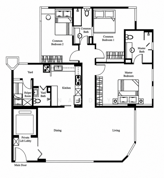 Villa Martia, 11 Martia Road, 3 Bedrooms, 1,281 sqft, Condominium For Sale, by Leonard Yew, 500230585 - PropertyGuru.com.sg