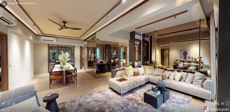 Faber Residence, Faber Walk, 4 Bedrooms, 1,216 sqft, Condominium For Sale, by Maureen Kang, 500230618 - Living Room - PropertyGuru.com.sg