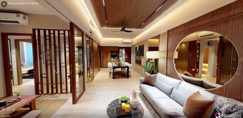 Faber Residence, Faber Walk, 4 Bedrooms, 1,216 sqft, Condominium For Sale, by Maureen Kang, 500230618 - Living Room - PropertyGuru.com.sg