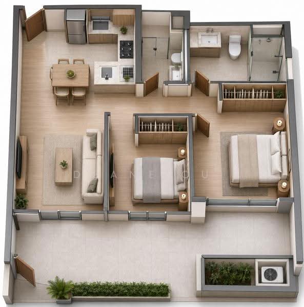 RiverTrees Residences, 21 Fernvale Close, Seletar / Yio Chu Kang, 2 Bedrooms, 829 sqft, Condominium For Sale, by Deane Cui, 500230626 - PropertyGuru.com.sg
