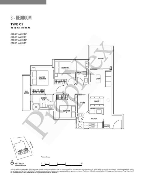 Sky Everton, 50 Everton Road, 3 Bedrooms, 915 sqft, Condominium For Rent, by Vivian Ong, 500230629 - PropertyGuru.com.sg