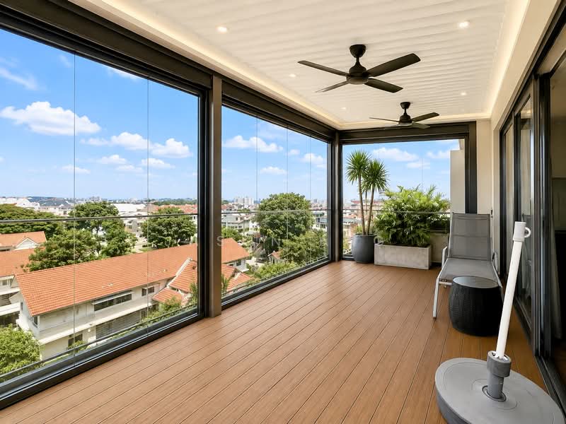 Eastbay, 1 Tay Lian Teck Road, 4 Bedrooms, 1,722 sqft, Condominium For Sale, by Jason Ang, 500230630 - Roof terrace (AI) - PropertyGuru.com.sg