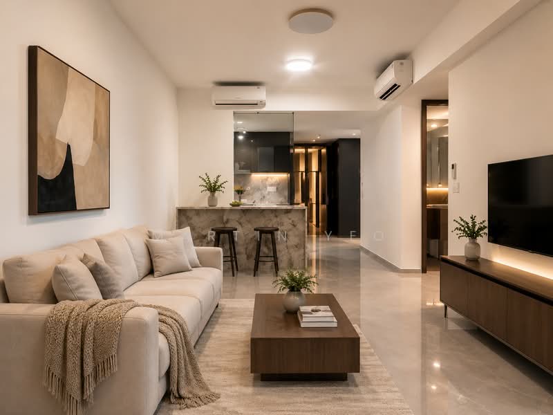 Tembusu Grand, 94 Jalan Tembusu, East Coast / Marine Parade, 2 Bedrooms, 743 sqft, Condominium For Sale, by Martin Yeo, 500230660 - Living Room - PropertyGuru.com.sg