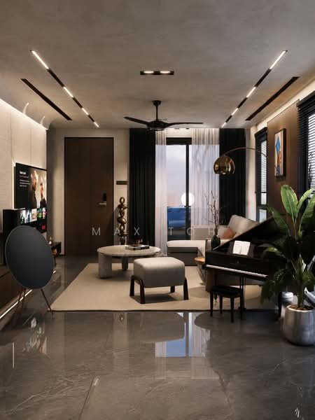 LANDED7772 @ D10 BRAND NEW PRESTIGIOUS LANDED, Namly Vincinity, 6 Bedrooms, 4,377 sqft, Semi-Detached House For Sale, by Max Toh, 500230677 - Living Room - PropertyGuru.com.sg