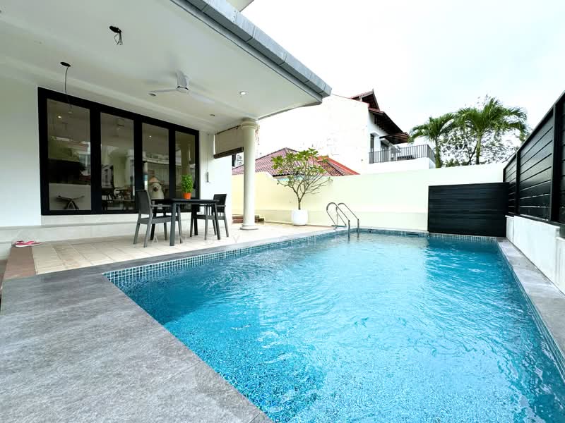 Serangoon Garden | Corner Terrace | Cosy Resort Concept Home With Pool, Braemar Drive / Brockhampton Drive / Borthwick Drive, 5 Bedrooms, 4,500 sqft, Corner Terrace For Sale, by Andy Cheng, 500230685 - Exterior - PropertyGuru.com.sg