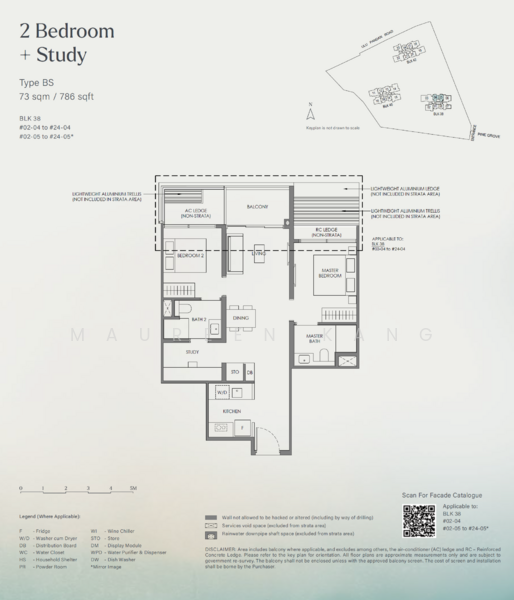 Nava Grove, 38 Pine Grove, 2 Bedrooms, 786 sqft, Condominium For Sale, by Maureen Kang, 500230698 - PropertyGuru.com.sg