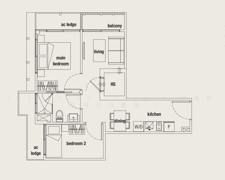 Parc Somme, 62 Somme Road, 2 Bedrooms, 581 sqft, Apartment For Sale, by Josephine Lim J R 林婕容 (区域分行董事 ), 500230706 - PropertyGuru.com.sg