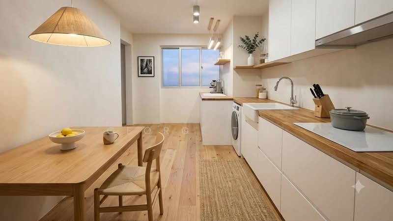 222 Serangoon Avenue 4, 222 Serangoon Avenue 4, Hougang / Punggol / Sengkang, 2 Bedrooms, 721 sqft, HDB Flat For Sale, by George Teo, 500230753 - Kitchen - PropertyGuru.com.sg
