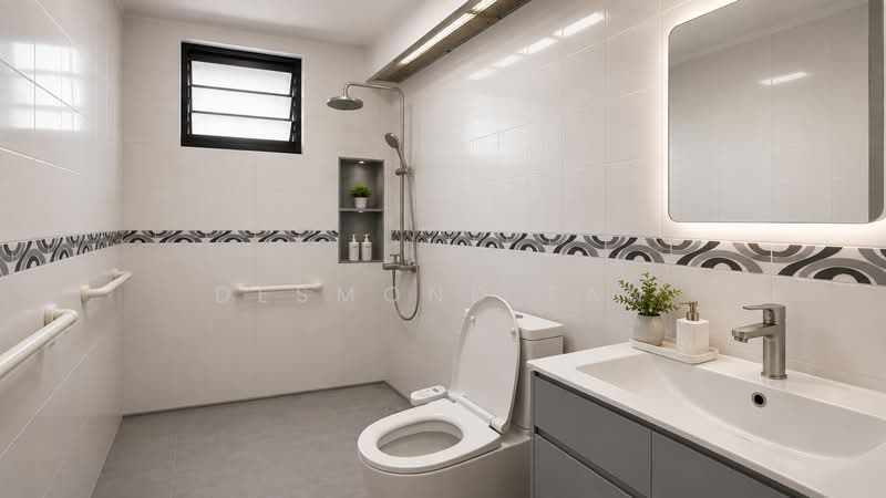 26B Jalan Membina, 26B Jalan Membina, 3 Bedrooms, 915 sqft, HDB Flat For Sale, by Desmond Tan, 500230765 - Bathroom - PropertyGuru.com.sg