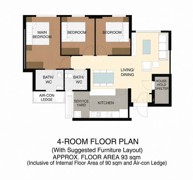 123B Tengah Drive, 123B Tengah Drive, Room Rental, 100 sqft, HDB Flat For Rent, by Wong Chang Yeh, 500230824 - PropertyGuru.com.sg