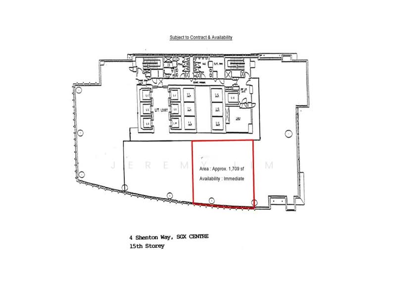 SGX Centre II, 4 SHENTON WAY, 1,709 sqft, Office For Rent, by Jeremy Lim, 500230864 - CommercialGuru.com.sg