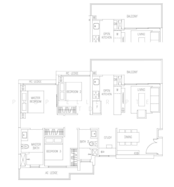The Visionaire, 172 Canberra Drive, 3 Bedrooms, 980 sqft, Executive Condominium For Rent, by ADNIX LIU, 500230887 - PropertyGuru.com.sg
