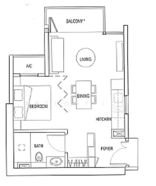 Kallang Riverside, 51 Kampong Bugis, 1 Bedroom, 517 sqft, Condominium For Sale, by Anthony Low, 500230906 - PropertyGuru.com.sg