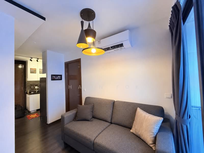 Smart Suites, 302 Sims Avenue, Eunos / Geylang / Paya Lebar, 1 Bedroom, 452 sqft, Condominium For Rent, by Shawn Fok, 500230916 - Living Room - PropertyGuru.com.sg