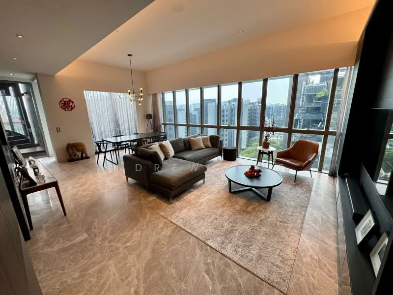 Leedon Residence, 24 Leedon Heights, 4 Bedrooms, 3,746 sqft, Condominium For Sale, by Andrew Phee, 500230980 - Living Room - PropertyGuru.com.sg