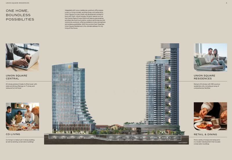 Union Square Residences, 28 Havelock Road,, 4 Bedrooms, 1,518 sqft, Condominium For Sale, by Del Leow, 500230987 - Exterior - PropertyGuru.com.sg