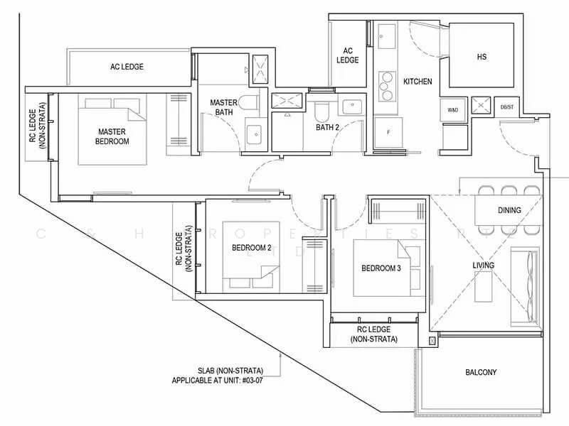 Bartley Vue, 8 Jalan Bunga Rampai, 3 Bedrooms, 947 sqft, Condominium For Sale, by JENNY, 500231008 - PropertyGuru.com.sg