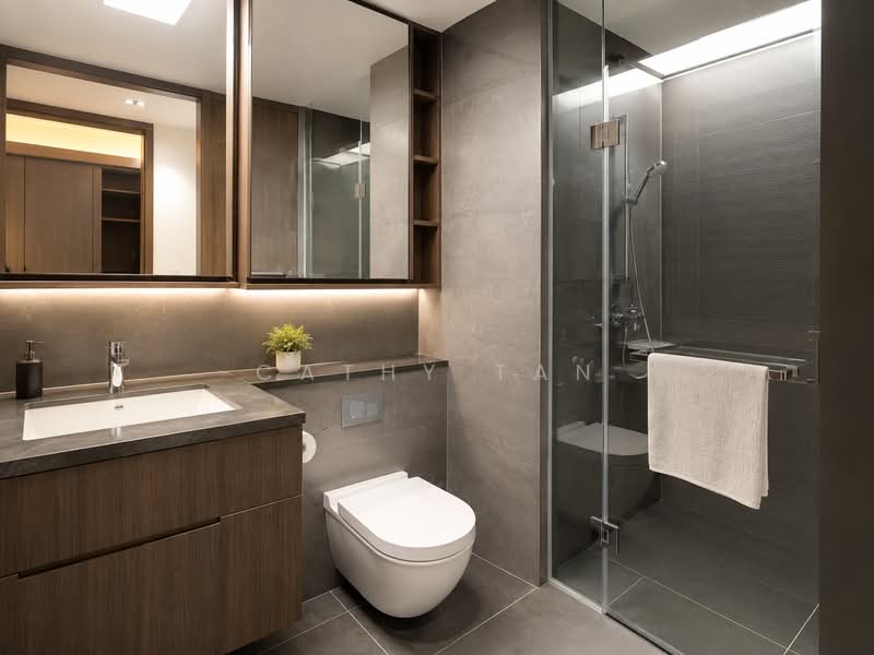 The M, 38 Middle Road, 2 Bedrooms, 614 sqft, Condominium For Sale, by Cathy Tan, 500231013 - Bathroom - PropertyGuru.com.sg