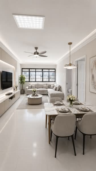 551 Choa Chu Kang Street 52, 551 Choa Chu Kang Street 52, 4 Bedrooms, 1,281 sqft, HDB Flat For Sale, by Annabel Yeo 杨洁桦, 500231022 - Living Room - PropertyGuru.com.sg