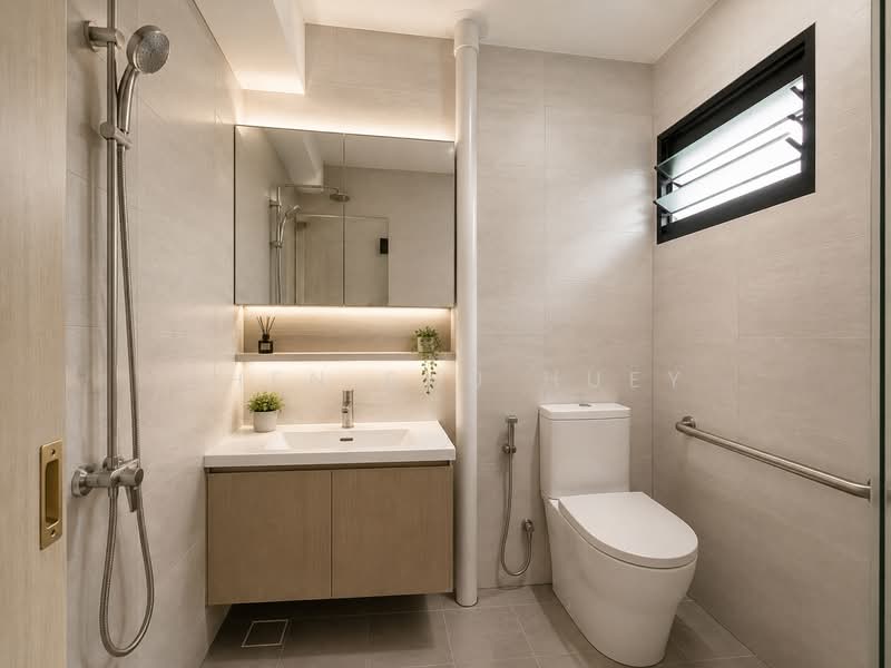 321 Ang Mo Kio Avenue 1, 321 Ang Mo Kio Avenue 1, Ang Mo Kio / Bishan / Thomson, 3 Bedrooms, 1,054 sqft, HDB Flat For Sale, by Chen Shu Huey, 500231023 - Bathroom - PropertyGuru.com.sg