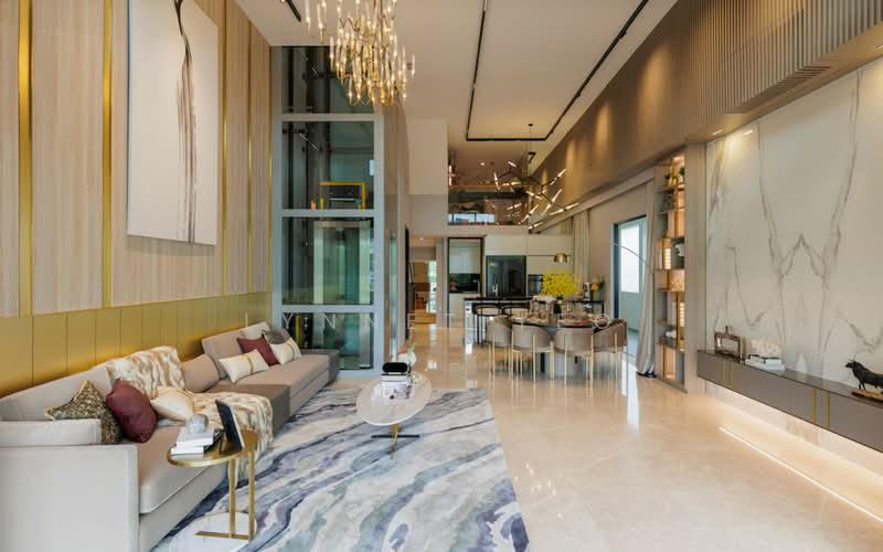 Belgravia Ace, 100 Belgravia Drive, 5 Bedrooms, 4,058 sqft, Semi-Detached House For Sale, by Lynnet Yeo, 500231106 - Living Room - PropertyGuru.com.sg