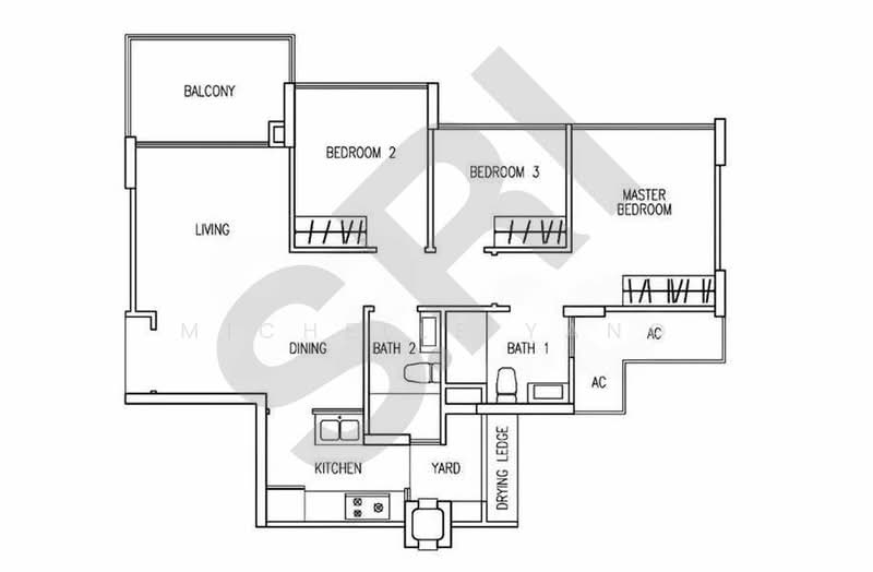 The Tampines Trilliant, 11 Tampines Central 7, 3 Bedrooms, 872 sqft, Executive Condominium For Sale, by Michelle Yang, 500231126 - PropertyGuru.com.sg