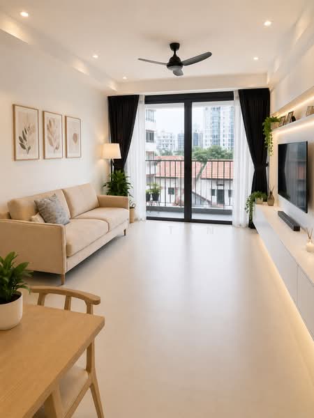D'Casita, 38 Lorong Marzuki, 2 Bedrooms, 861 sqft, Condominium For Rent, by Amy Tan, 500231139 - Living Room - PropertyGuru.com.sg