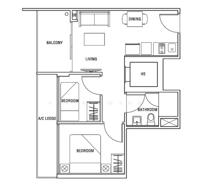 Melosa, 28 Lorong 28 Geylang, 2 Bedrooms, 538 sqft, Condominium For Sale, by Vivian Wang, 500231173 - PropertyGuru.com.sg