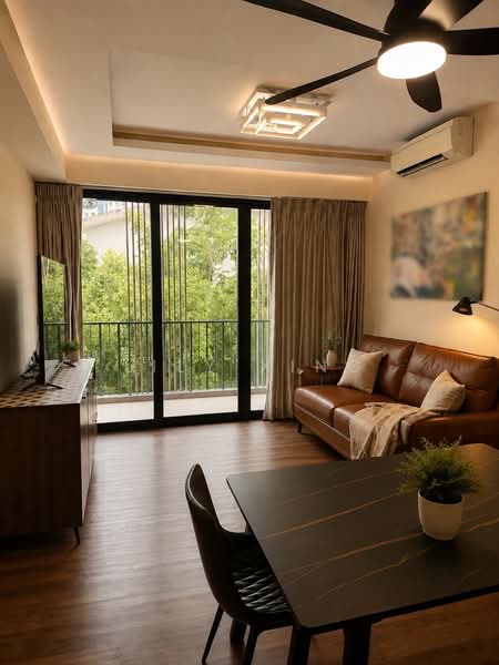 River Isles, Punggol Central, 3 Bedrooms, 893 sqft, Condominium For Sale, by Lily Xing, 500231184 - Living Room - PropertyGuru.com.sg