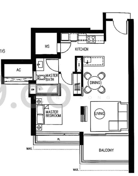 Concourse Skyline, 302 Beach Road, Beach Road / Bugis / Rochor, 1 Bedroom, 818 sqft, Condominium For Sale, by Celine Kong, 500231248 - PropertyGuru.com.sg