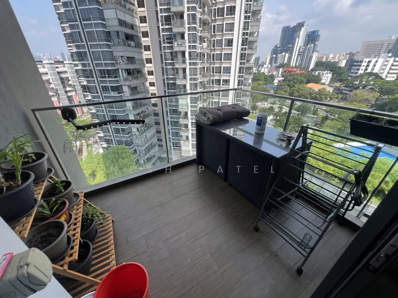 Forte Suites, 88 Mergui Road, 2 Bedrooms, 614 sqft, Condominium For Rent, by Nesh Patel, 500231266 - Balcony - PropertyGuru.com.sg