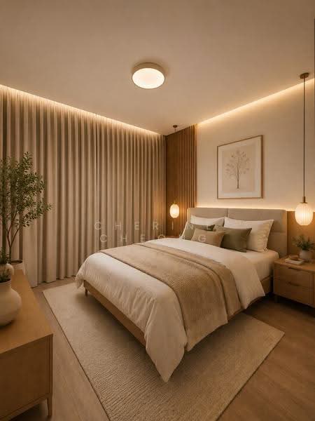 Norwood Grand, 8 Champions Way, Admiralty / Woodlands, 3 Bedrooms, 872 sqft, Condominium For Rent, by Cherine Cheong, 500231270 - Master Bedroom - Virtual ID - PropertyGuru.com.sg