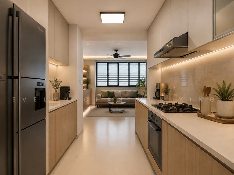 130 Bishan Street 12, 130 Bishan Street 12, 3 Bedrooms, 904 sqft, HDB Flat For Sale, by Evelyn Chan Yuk Ying, 500231341 - Kitchen - PropertyGuru.com.sg