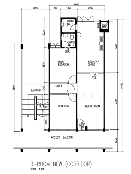 136 Yishun Ring Road, 136 Yishun Ring Road, 2 Bedrooms, 732 sqft, HDB Flat For Sale, by Tasso Chan, 500231353 - PropertyGuru.com.sg