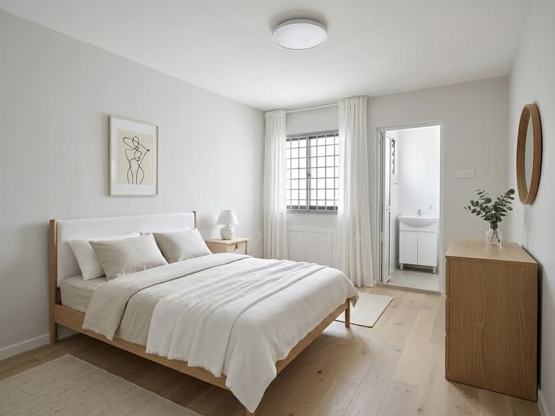 136 Yishun Ring Road, 136 Yishun Ring Road, 2 Bedrooms, 732 sqft, HDB Flat For Sale, by Tasso Chan, 500231353 - Master Bedroom (Artist Impression) - PropertyGuru.com.sg