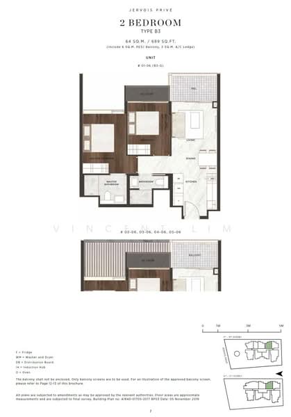 Jervois Prive, 100A Jervois Road, Tanglin / Holland / Bukit Timah, 2 Bedrooms, 689 sqft, Condominium For Sale, by Vincent Lim, 500231487 - B3 - PropertyGuru.com.sg