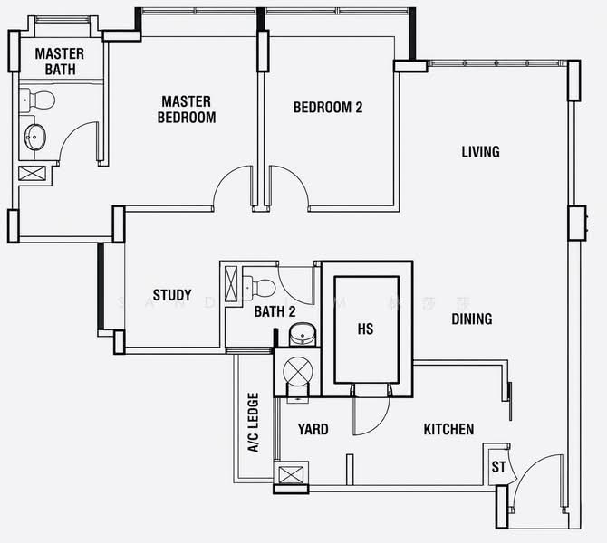 La Casa, 64 Woodlands Drive 16, 2 Bedrooms, 980 sqft, Condominium For Sale, by Sandy Lim 林莎莎, 500231521 - PropertyGuru.com.sg