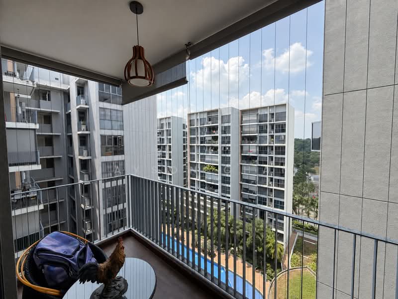 Twin Fountains, 11 Woodlands Avenue 6, 3 Bedrooms, 1,152 sqft, Executive Condominium For Sale, by Jayson Chan, 500231540 - Balcony - PropertyGuru.com.sg
