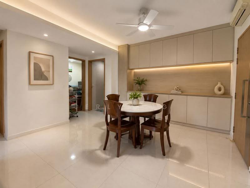 Meadows @ Peirce, 632 Upper Thomson Road, Mandai / Upper Thomson, 3 Bedrooms, 1,195 sqft, Condominium For Sale, by Jerlyn Ng, 500231562 - Dining Room AI - PropertyGuru.com.sg