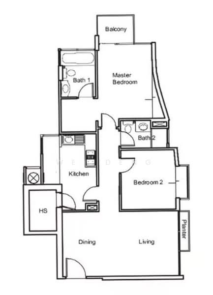 Sunville, 20 Saint Michael's Road, 2 Bedrooms, 936 sqft, Apartment For Sale, by WEI DENG, 500231598 - PropertyGuru.com.sg