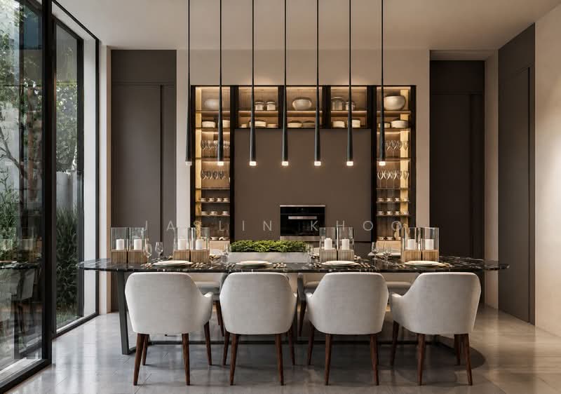 District 10 Brand New Semi-Detached 1KM to ACS & SCGS, , 5 Bedrooms, 8,527 sqft, Semi-Detached House For Sale, by Jaslin Khoo, 500231632 - Dining Room - PropertyGuru.com.sg