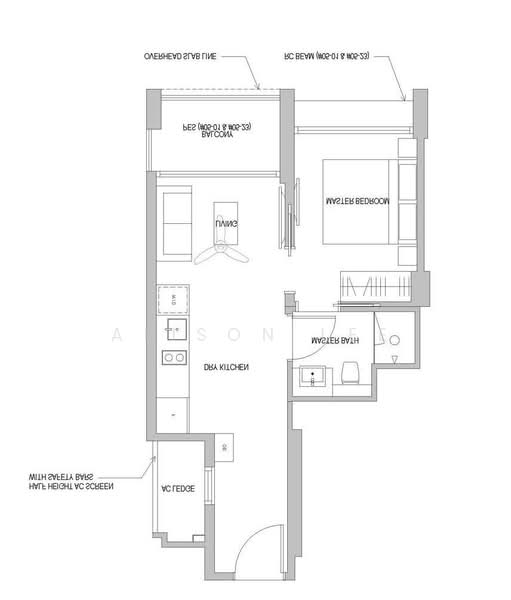 Park Place Residences, 2 Paya Lebar Road, 1 Bedroom, 484 sqft, Condominium For Sale, by Alison Lee, 500231649 - PropertyGuru.com.sg
